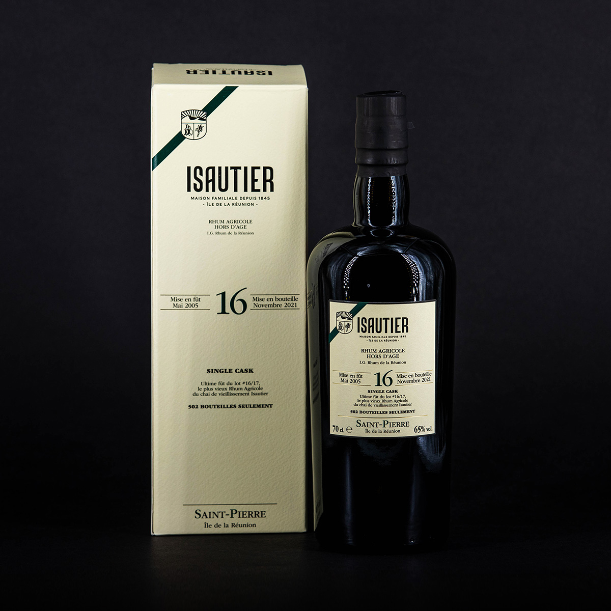 Isautier - Aged 16 years - Single Cask - Rhum agricole hors d'age